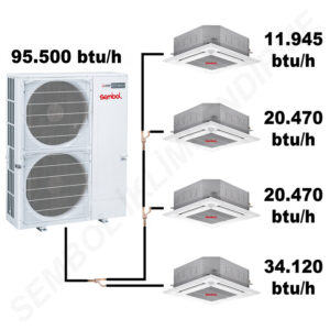 Mitsubishi Electric Kaset Tipi Mini VRF