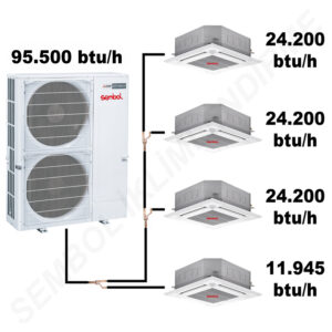 Mitsubishi Electric Kaset Tipi Mini VRF