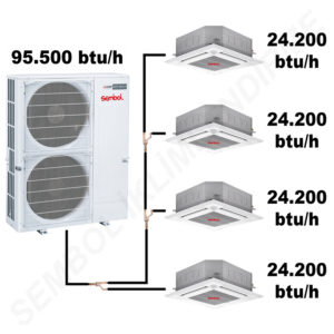 Mitsubishi Electric Kaset Tipi Mini VRF