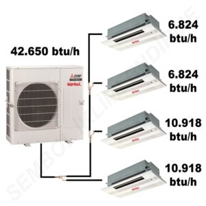 Mitsubishi Electric Kaset Tipi Tek Yöne Üflemeli Tip