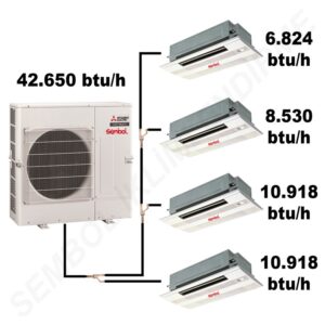 Mitsubishi Electric Kaset Tipi Tek Yöne Üflemeli Tip