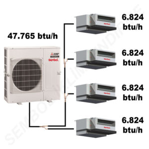 Mitsubishi Electric Gizli Tavan Tipi Mini VRF