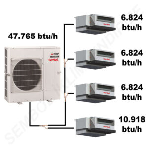 Mitsubishi Electric Gizli Tavan Tipi Mini VRF