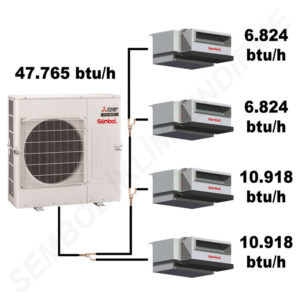 Mitsubishi Electric Gizli Tavan Tipi Mini VRF