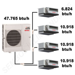 Mitsubishi Electric Gizli Tavan Tipi Mini VRF