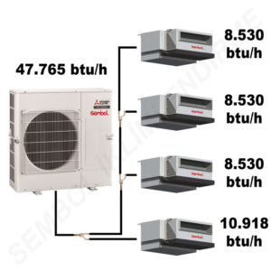Mitsubishi Electric Gizli Tavan Tipi Mini VRF