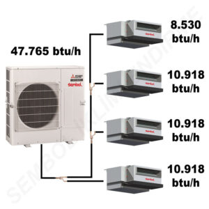 Mitsubishi Electric Gizli Tavan Tipi Mini VRF