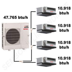 Mitsubishi Electric Gizli Tavan Tipi Mini VRF