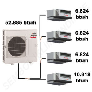 Mitsubishi Electric Gizli Tavan Tipi Mini VRF