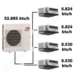 Mitsubishi Electric Gizli Tavan Tipi Mini VRF