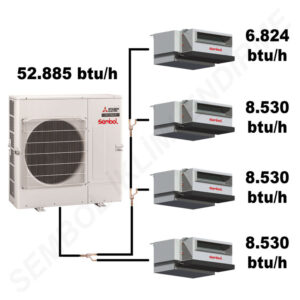 Mitsubishi Electric Gizli Tavan Tipi Mini VRF