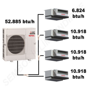 Mitsubishi Electric Gizli Tavan Tipi Mini VRF