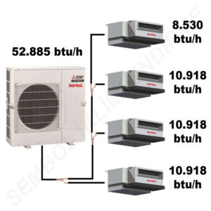 Mitsubishi Electric Gizli Tavan Tipi Mini VRF