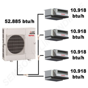 Mitsubishi Electric Gizli Tavan Tipi Mini VRF