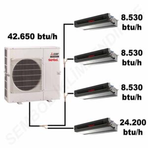 Mitsubishi Electric Gizli Tavan Tipi Mini VRF