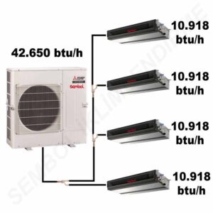 Mitsubishi Electric Gizli Tavan Tipi Mini VRF