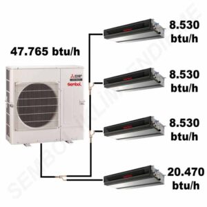 Mitsubishi Electric Gizli Tavan Tipi Mini VRF