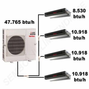 Mitsubishi Electric Gizli Tavan Tipi Mini VRF