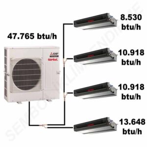 Mitsubishi Electric Gizli Tavan Tipi Mini VRF
