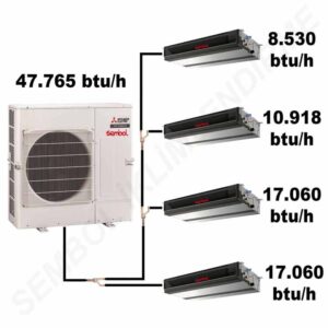 Mitsubishi Electric Gizli Tavan Tipi Mini VRF