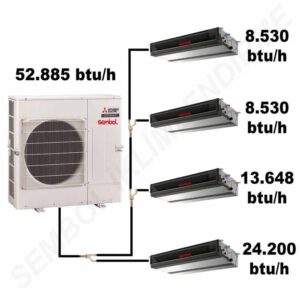 Mitsubishi Electric Gizli Tavan Tipi Mini VRF