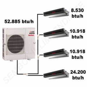 Mitsubishi Electric Gizli Tavan Tipi Mini VRF