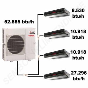 Mitsubishi Electric Gizli Tavan Tipi Mini VRF