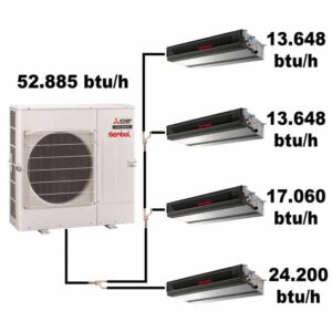 Mitsubishi Electric Gizli Tavan Tipi Mini VRF