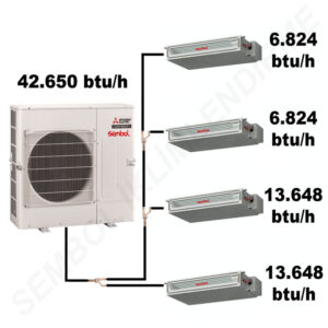 Mitsubishi Electric Gizli Tavan Tipi Mini VRF