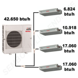 Mitsubishi Electric Gizli Tavan Tipi Mini VRF