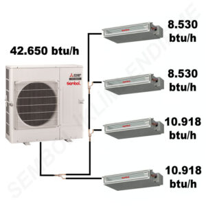 Mitsubishi Electric Gizli Tavan Tipi Mini VRF
