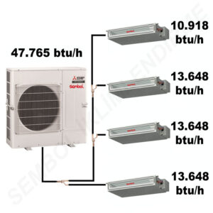 Mitsubishi Electric Gizli Tavan Tipi Mini VRF