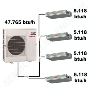Mitsubishi Electric Gizli Tavan Tipi Mini VRF