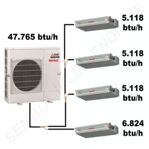 Mitsubishi Electric Gizli Tavan Tipi Mini VRF