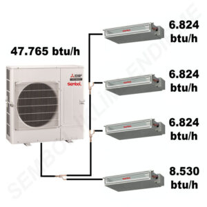 Mitsubishi Electric Gizli Tavan Tipi Mini VRF