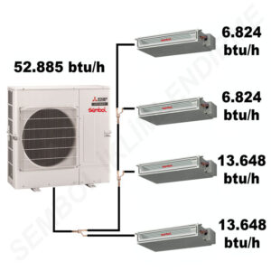 Mitsubishi Electric Gizli Tavan Tipi Mini VRF
