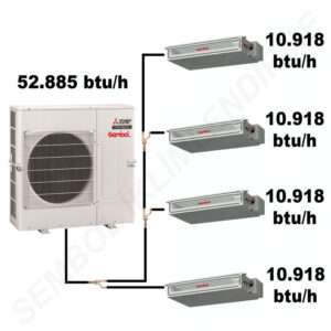 Mitsubishi Electric Gizli Tavan Tipi Mini VRF