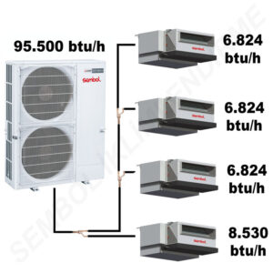 Mitsubishi Electric Gizli Tavan Tipi Mini VRF